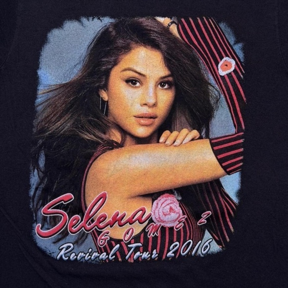 Selena Gomez 2016‎ concert tour music shirt